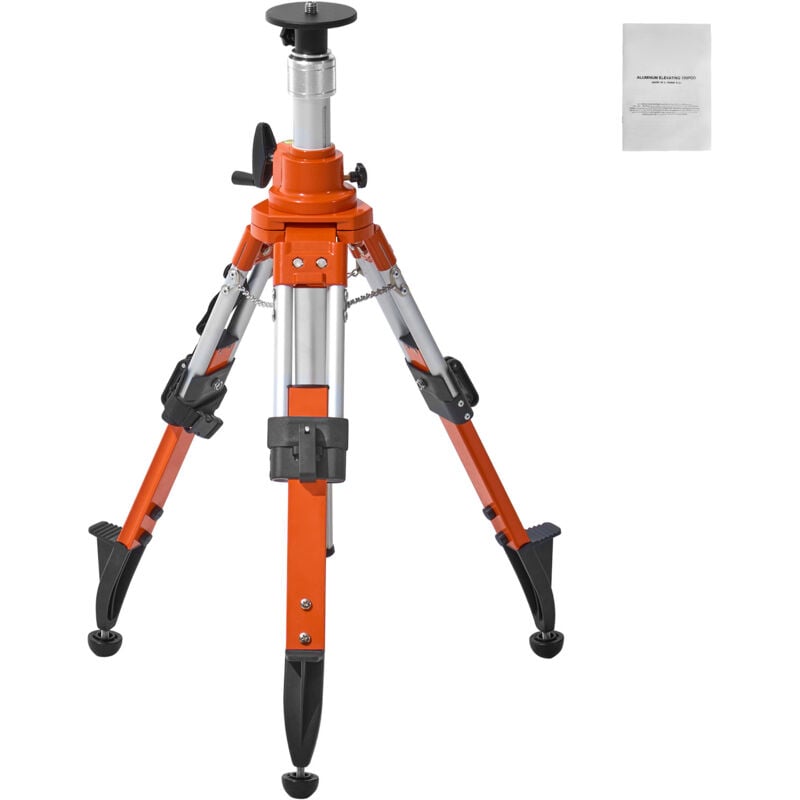 foto del prodotto mophorn supporto per treppiede con livella laser, attacco filettato, regolazione altezza 690 1720 mm, con bolla livello limitatore di diffusione,