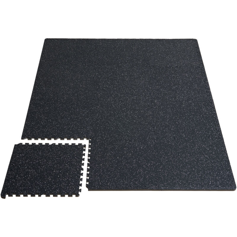 foto del prodotto mophorn tappetini da palestra da 0,56 pollici, 12 piastrelle, parte superiore in gomma, schiuma eva, 24 x 24 , copertura di 48 piedi quadrati,