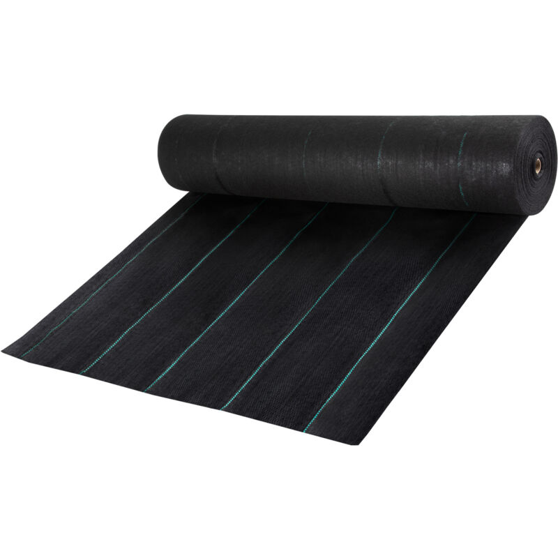foto del prodotto mophorn tessuto paesaggistico con barriera antierba, 5 x 250 ft, copertura del terreno tessuta da 5 oz per impieghi gravosi, materiale pp durevole,