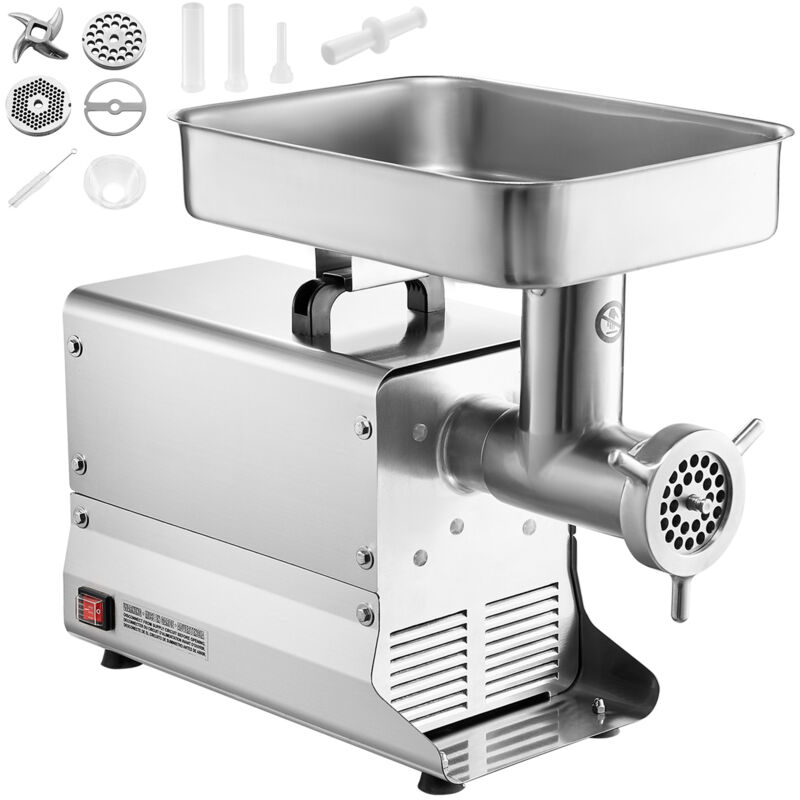 foto del prodotto mophorn tritacarne commerciale capacit 21 libbre min, acciaio inossidabile, alte prestazioni per cucina e attivit commerciali