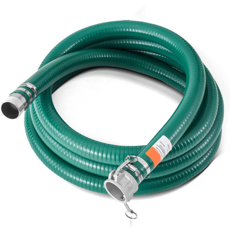 foto del prodotto mophorn tubo di aspirazione 2 pollici x 20 piedi, verde, di alta qualit , con camlock e raccordi in alluminio, adatto a varie pompe, per