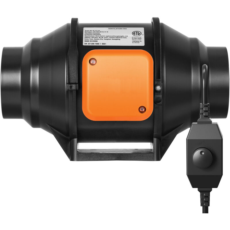 foto del prodotto mophorn ventilatore a condotto in linea, 102 mm 129,7 cfm, velocit variabile, silenzioso per il raffreddamento