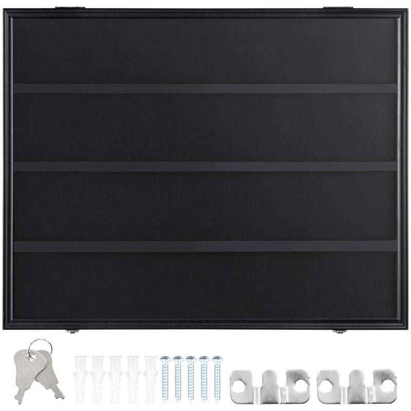 foto del prodotto mophorn vetrina graduata per carte sportive da 36 pollici, 12 x 24,3 x 2,1 , cornice per carte da baseball con protezione uv al 98 , vetro pc
