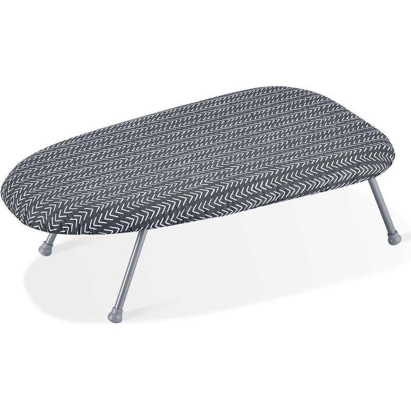 foto del prodotto mophorn vevor asse da stiro piccolo pieghevole 595 x 365 x 187 mm asse da stiro a 3 strati con copertura resistente al calore copertura in cotone