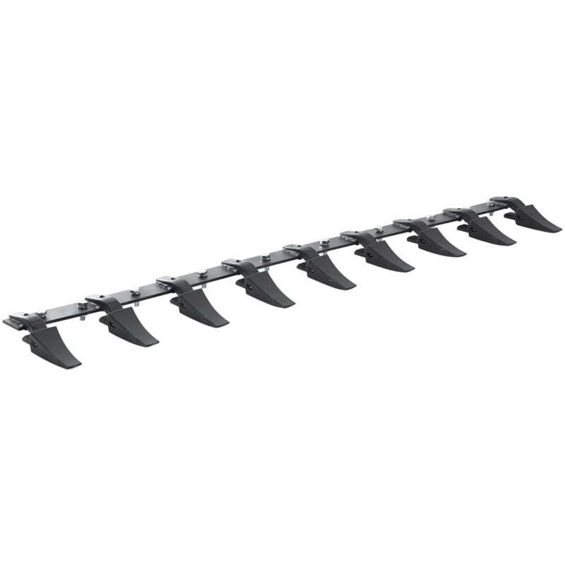 foto del prodotto mophorn vevor barra denti per trattore, 72 , benna per trattore barra a 9 denti per caricatore, trattore compatto, capacita di carico 4560 libbre,