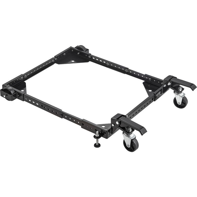 foto del prodotto mophorn vevor base mobile porta oggetti base per mobili macchine misura regolabile da 304x304 mm a 914x914 mm 2 ruote direzionali 2 ruote girevoli