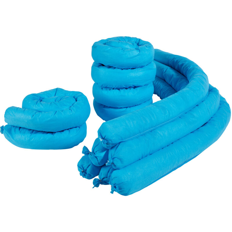foto del prodotto mophorn vevor calzino assorbente universale, serpente assorbente dellacqua, capacita 20 galloni, 3 x 47,24 calzino per controllo delle