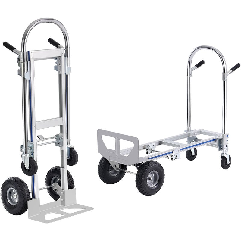 foto del prodotto mophorn vevor carrello a mano pieghevole in alluminio carrello a mano carrello portacarichi carico max. 363kg, carrello a mano pieghevole in