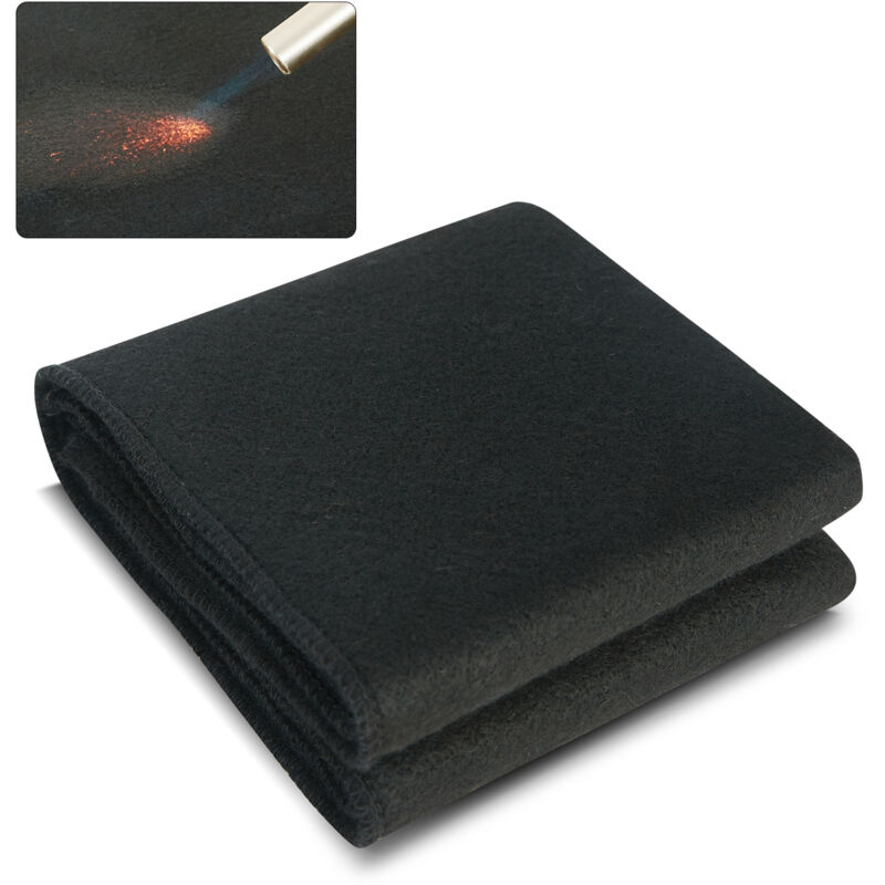 foto del prodotto mophorn vevor coperta per saldatura in feltro di carbonio 1 pezzo, set coperte resistenti al calore 982 , copertura per saldatura 310 x 700 x 3mm
