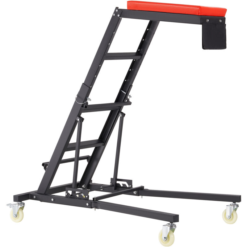 foto del prodotto mophorn vevor creeper superiore per riparazione motore automobili altezza regolabile 108 164,5cm, creeper capacita carico max. 181kg 4 ruote