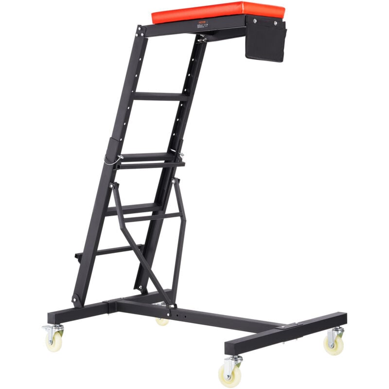 foto del prodotto mophorn vevor creeper superiore per riparazione motore automobili altezza regolabile 1160 1685 mm, creeper capacita carico max. 181kg 4 ruote