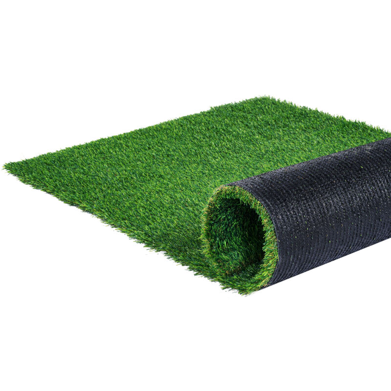 foto del prodotto mophorn vevor erba artificiale sintetiche prato finto esterno interno 183x305mm, tappeto deerba finta artificiale autodrenante 35mm materiale in pe