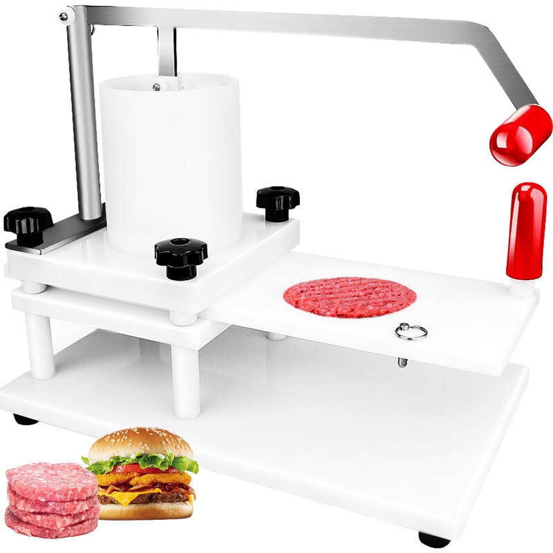 foto del prodotto mophorn vevor hamburgatrice diametro 130mm 5,1pollici hamburger pressa manuale macchina per hamburger tortino per hamburger commerciale