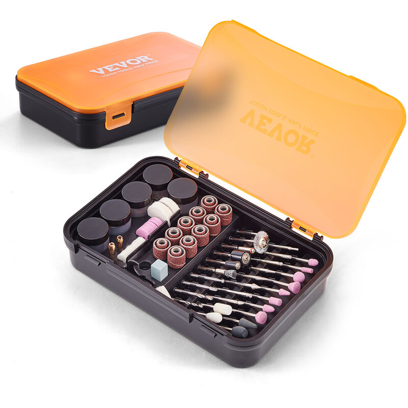 foto del prodotto mophorn vevor kit di accessori per utensili rotanti multiuso 357 pezzi accessori per utensili rotanti multiuso con valigetta portatile
