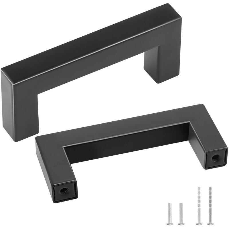foto del prodotto mophorn vevor maniglia per mobili da cucina 30 pezzi maniglie per porte di armadi in acciaio inossidabile distanza fori centrali 76mm maniglie
