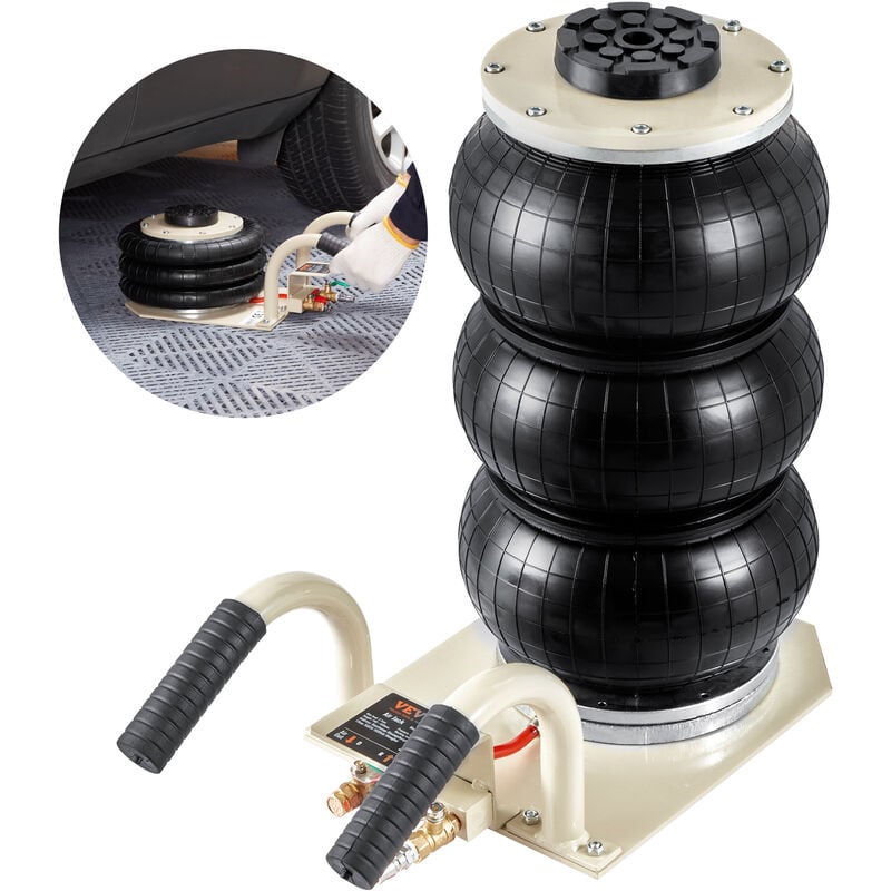 foto del prodotto mophorn vevor martinetto pneumatico 3t cric aria sollevamento 140 450 mm martinetto pneumatico 0451390 mpa martinetto portatile 3 cuscini dearia