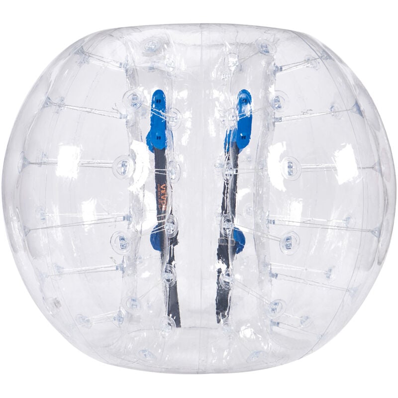 foto del prodotto mophorn vevor palla gonfiabile paraurti, palla antiurto per gioco, 1 pezzo, 1,5 m x 1,2 m, palla trasparente gonfiabile, palla per rimbalzo a bolle