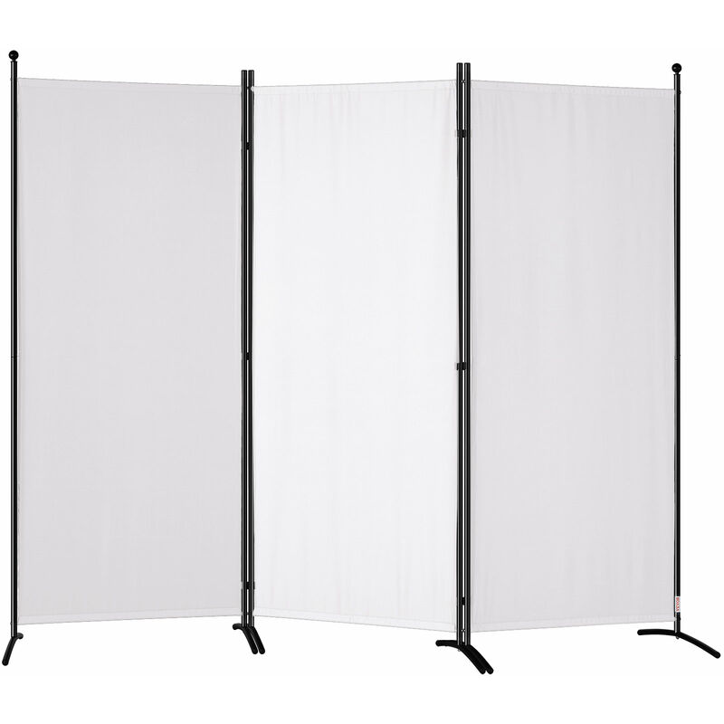 foto del prodotto mophorn vevor paravento divisorio a pannello per ambiente privacy pieghevole 3 pezzi 226 x 52 x 185 cm in acciaio al carbonio tessuto in