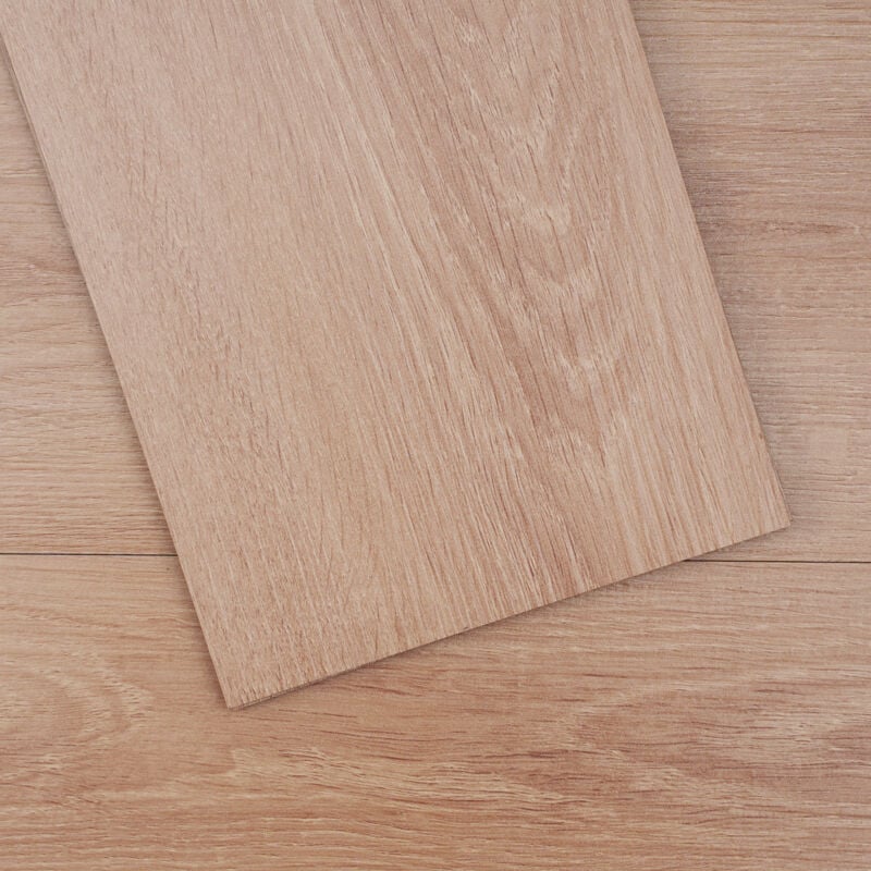 foto del prodotto mophorn vevor pavimento in vinile autoadesivo 914 mm x 152 mm, 36 piastrelle spesse 2,5 mm staccabili e incolla, grana del legno naturale, per