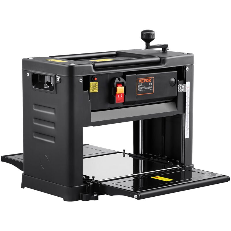 foto del prodotto mophorn vevor pialla a spessore 2000w per legno altezza regolabile lama in acciaio rapido, pialla filo spessore 15 amp 2000 w 23500 giri min,