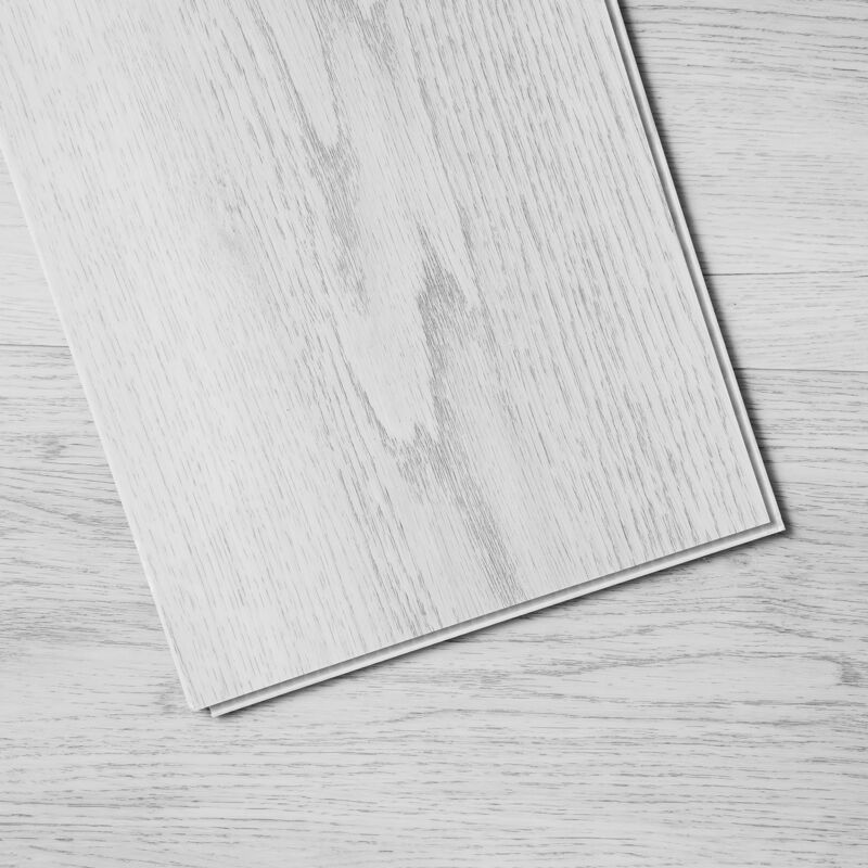 foto del prodotto mophorn vevor piastrelle per pavimenti in vinile a incastro 1220 x 185 mm 10 pezzi spessore 5,5 mm con venature del legno grigio chiaro per cucina,