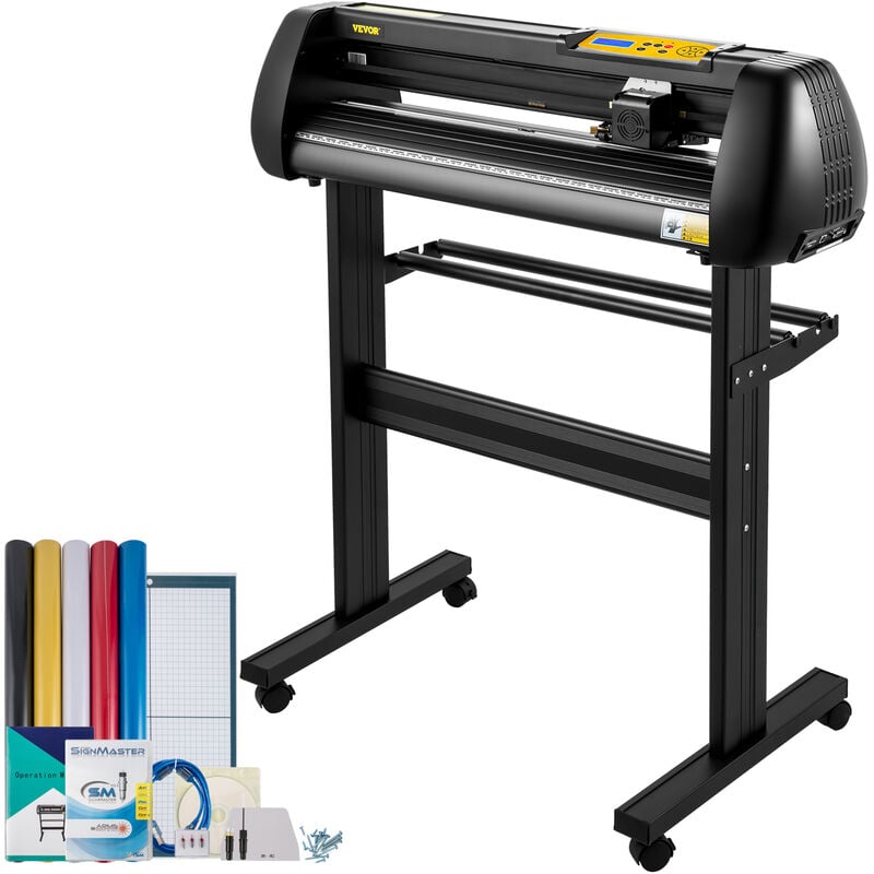 foto del prodotto mophorn vevor plotter da taglio, 28,3 pollici velocita di taglio 10 800 mm 16 mb plotter per tagliare in vinile con software per pubblicizzare