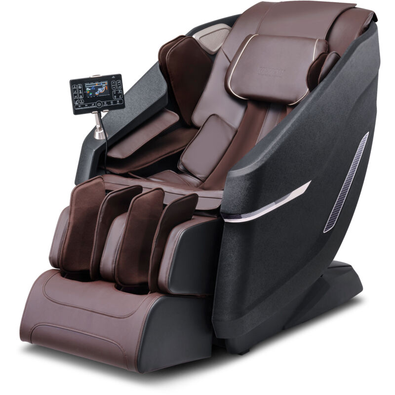 foto del prodotto mophorn vevor poltrona massaggiante con binario sl flessibile, poltrona reclinabile 3d zero gravita shiatsu, varie modalita automatiche,
