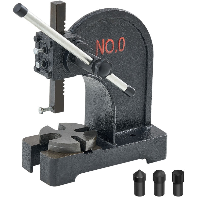 foto del prodotto mophorn vevor pressa a perno, pressa per perno manuale da 0,5 tonnellate, altezza massima 4,6 , pressa per perno da tavolo manuale in ghisa, pressa