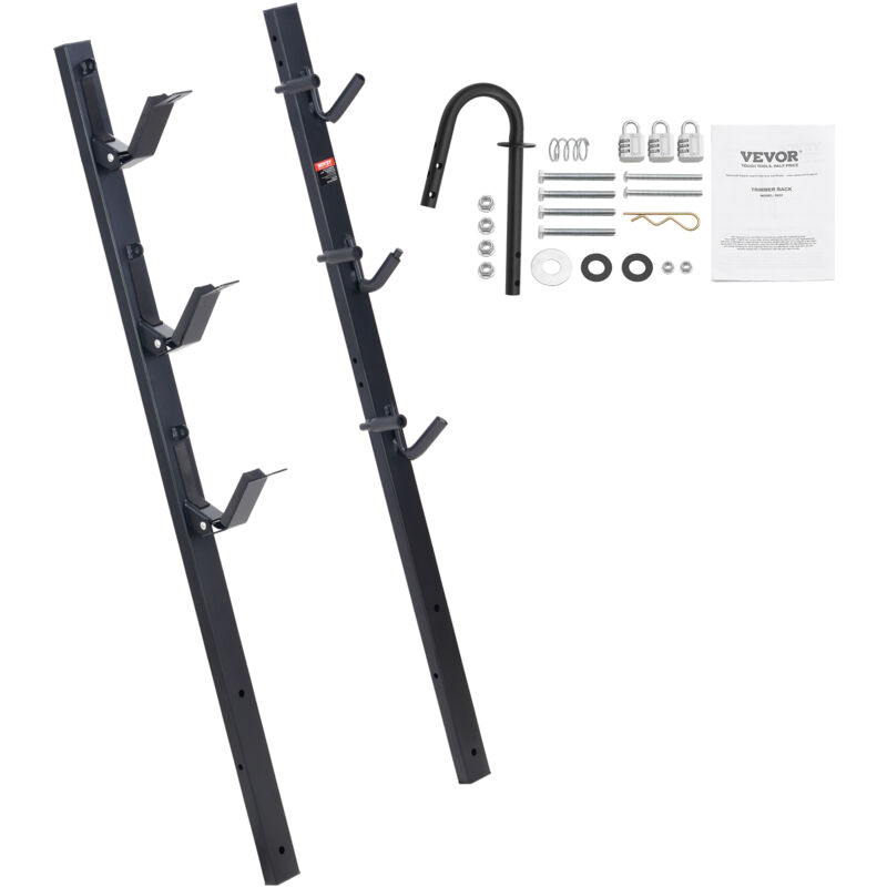 foto del prodotto mophorn vevor rastrelliera per decespugliatore, rastrelliera per trimmer da 3 posti, rastrelliera per rimorchio supporto per rifiniture con blocco
