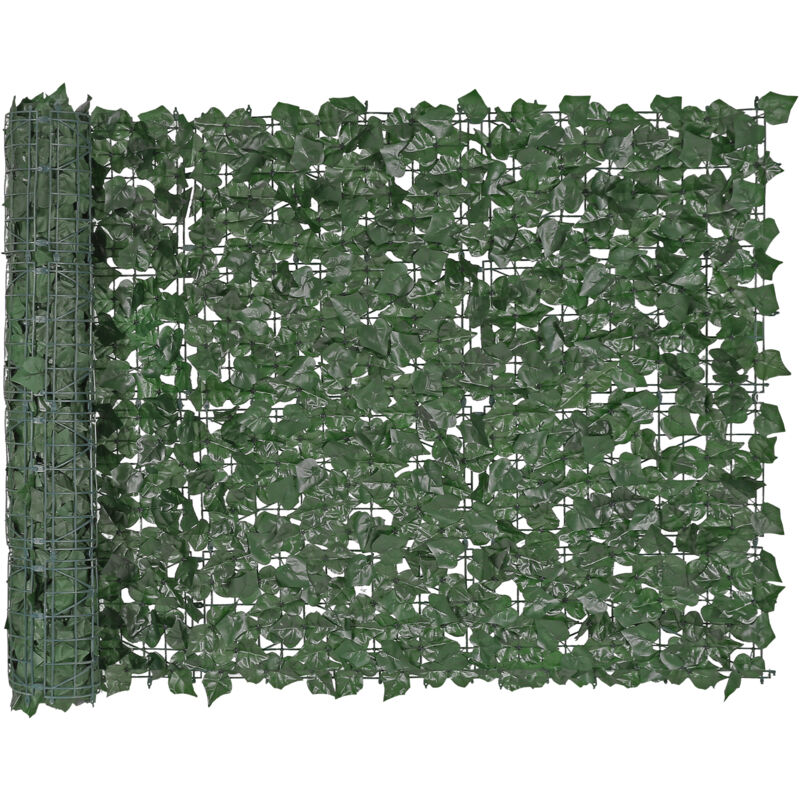 foto del prodotto mophorn vevor recinzione privacy edera, 99x249 cm, pannello verde artificiale, recinzione edera verde connessione rinforzata, siepi artificiali