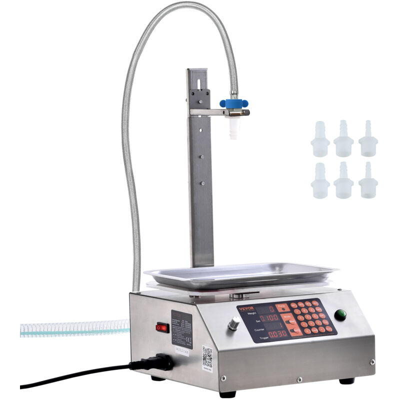foto del prodotto mophorn vevor riempitrice liquidi capacita di pesatura 30 15000 g, riempitrice liquidi automatica per bottiglie controllo digitale, riempitrice da