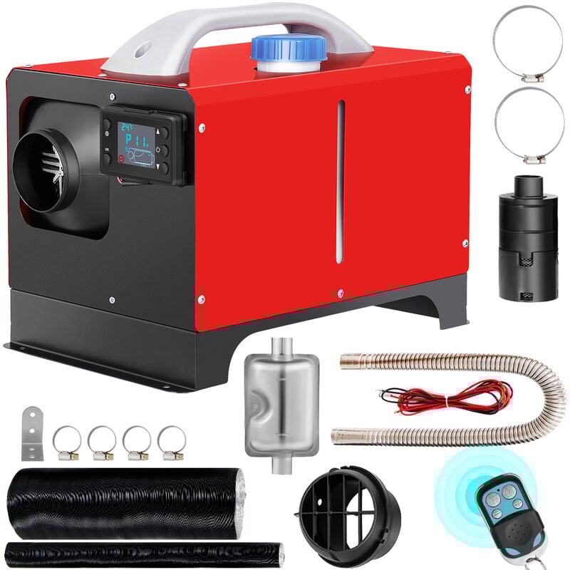 foto del prodotto mophorn vevor riscaldatore ad aria diesel, 5kw riscaldamento da parcheggio, 12v riscaldatore all in one con uscita dearia singola, riscaldatore