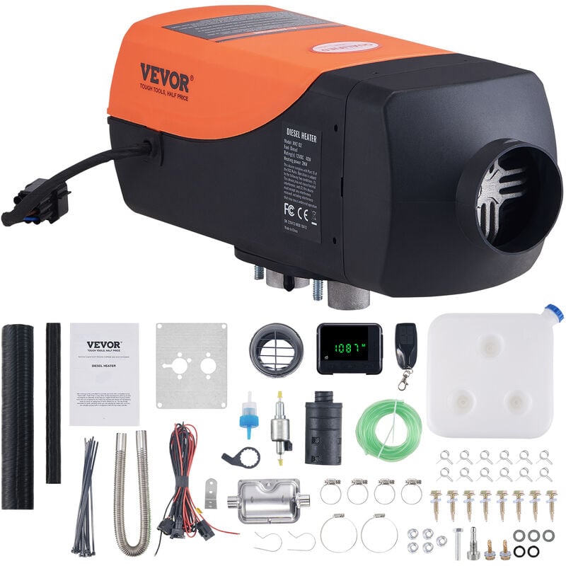 foto del prodotto mophorn vevor riscaldatore de aria diesel per auto camper camion rv 12 v 2 kw temperatura regolabile 8 36 controllo remoto riscaldatore da