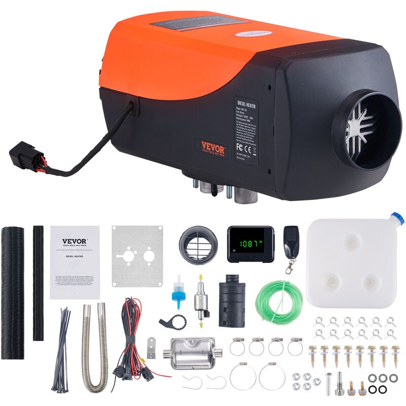 foto del prodotto mophorn vevor riscaldatore de aria diesel per auto camper camion rv 12 v 5 kw temperatura regolabile 8 36 controllo remoto, riscaldatore da