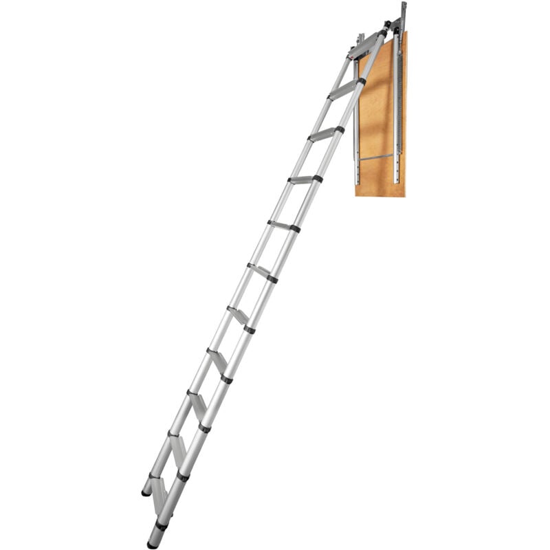 foto del prodotto mophorn vevor scala telescopica regolabile alluminio capacita 158,8 kg per attico camper