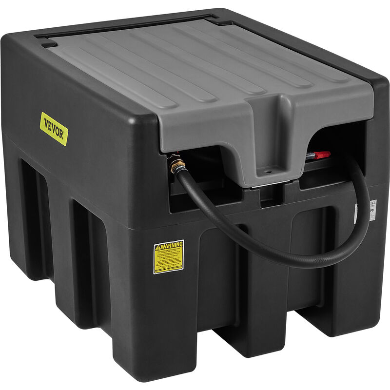 foto del prodotto mophorn vevor serbatoio per carburante portatile 220 l 12v cc grande serbatoio per carburante con pompa a trasferimento nero per camion trattori