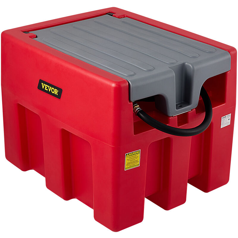 foto del prodotto mophorn vevor serbatoio per carburante portatile, 220 litri 12v cc grande serbatoio per carburante con pompa per trasferimento rosso per camion,