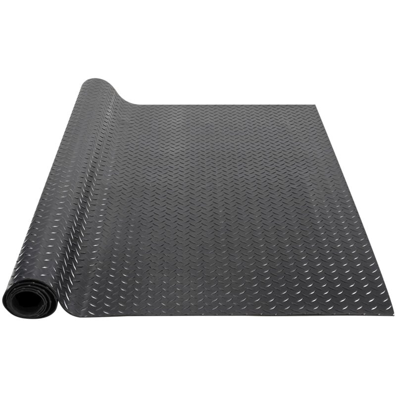 foto del prodotto mophorn vevor tappeto in gomma 4625 x 1236 mm tappetino rivestimento pavimento in gomma sbr, tappeto borchiato spessore 3 mm tappeto diamantato a