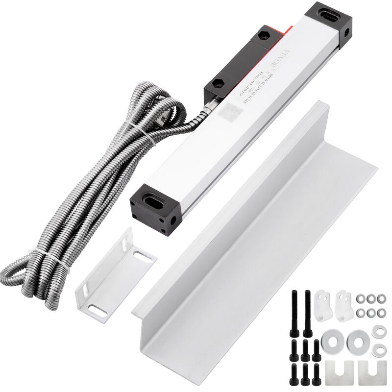 foto del prodotto mophorn vevor tornio ad alta precisione 1 pz. da 150 mm, scala lineare, encoder a scala lineare, per fresatrice con accessori