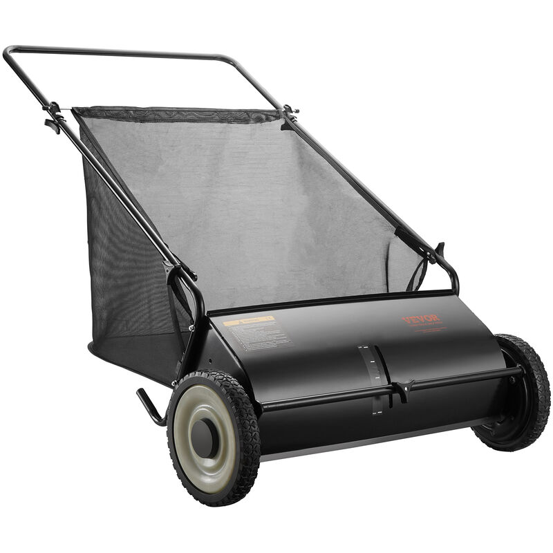 foto del prodotto mophorn vevor tosaerba manuale per prato con cesto capienza 198l ca. arieggiatore per prato manuale sacco di raccolta larghezza taglio 66 cm,