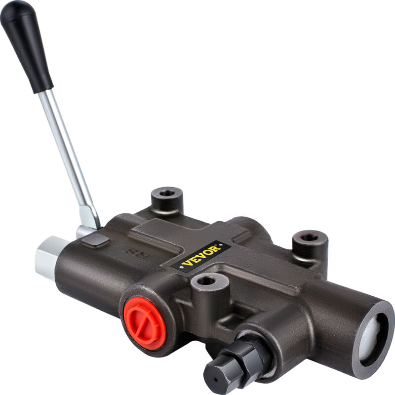foto del prodotto mophorn vevor valvola di controllo direzionale idraulica, valvola di caricamento 21 gpm, valvola di controllo direzionale 4300 psi, valvole