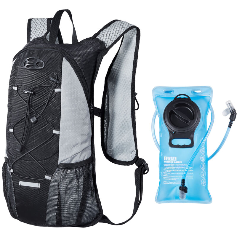 foto del prodotto mophorn zaino idrico con sacca d acqua in tpu da 2 litri, zaino da trekking leggero per uomo e donna, zaino idrico per escursionismo, corsa,