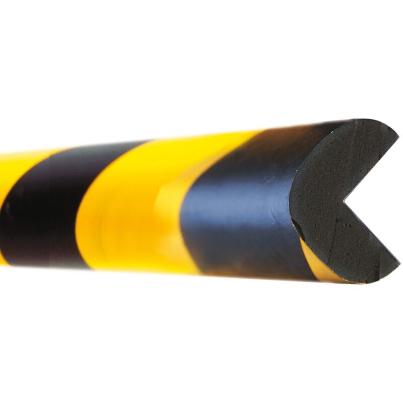 foto del prodotto moravia 422.17.559 protezione antiurto morion forma angolare, protezione bordi 30 30, nero giallo, lunghezza 1 m, multi