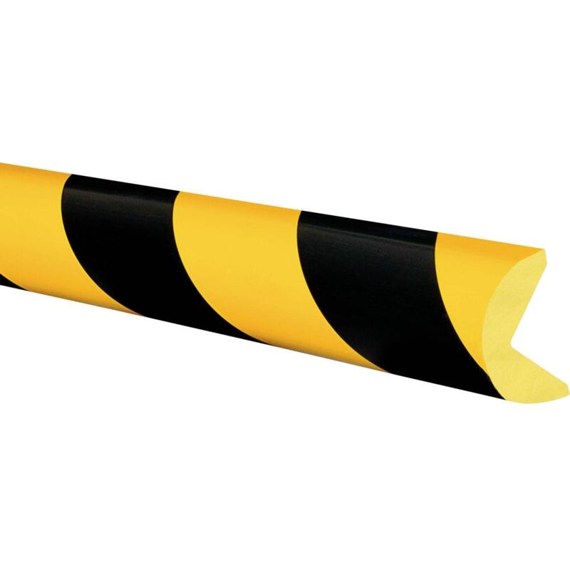 foto del prodotto moravia 422.23.691 profilo di protezione angolato nero, giallo l x l x a 1000 x 40 x 40 mm