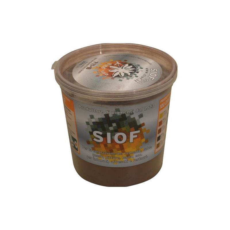 foto del prodotto mordente ad acqua per legno siof colore noce 8218 confezione 500 gr