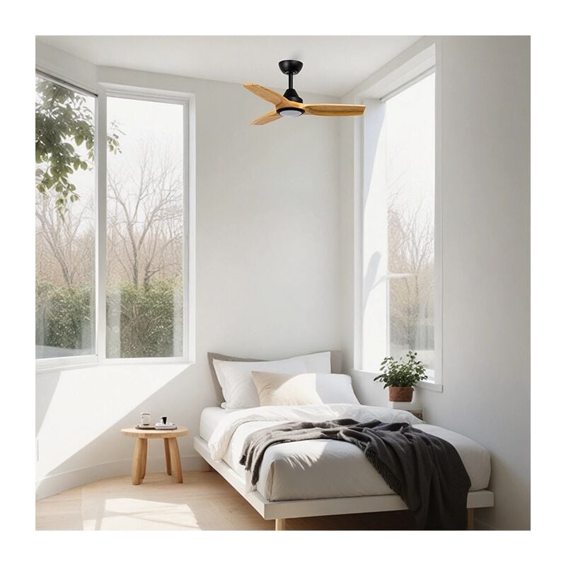 foto del prodotto morelos mini ventilatore con luce nero 91
