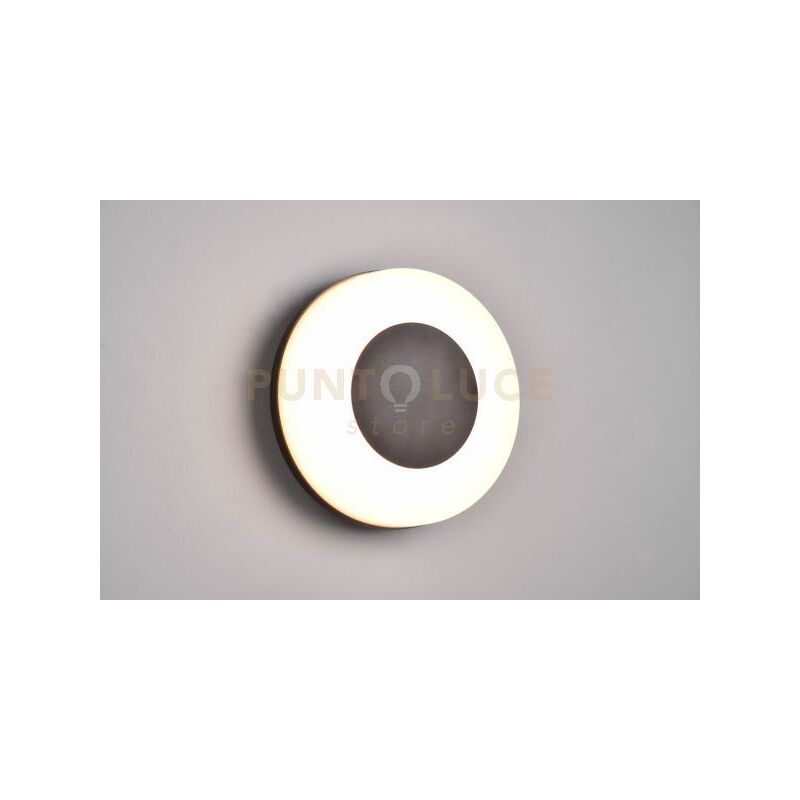 foto del prodotto morena applique da esterno led 14w 1500lm, 2300 3000 4000k tonda con variazione temperatura di colore d.25cm ip54