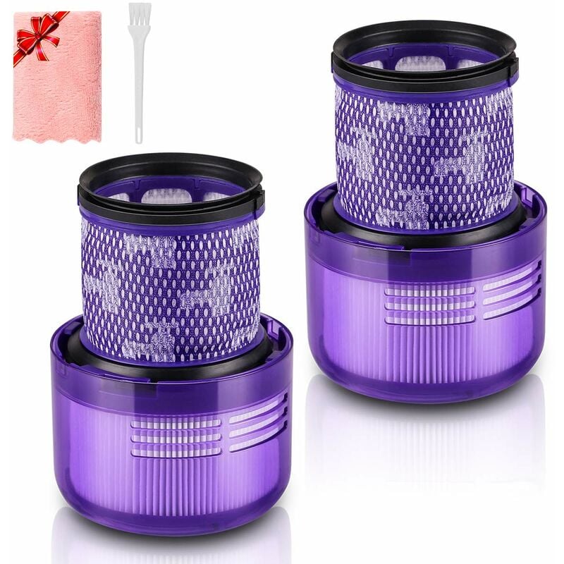 foto del prodotto morpilot filtro per dyson v11 serie, filtro di ricambio lavabile per dyson v11, dyson sv14 serie, dyson v15 detect, con spazzola e panno per la