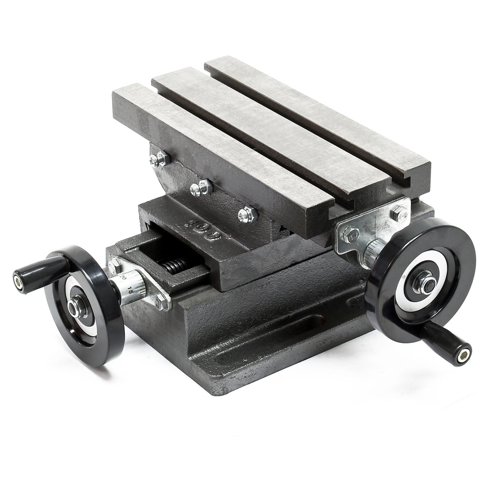 foto del prodotto morsa a croce a 2 assi tavola di fresatura superficie di foratura 220x100mm utensile da banco 16 0000329