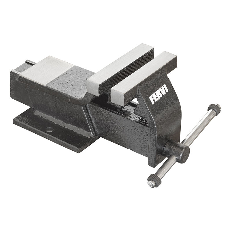 foto del prodotto morsa da banco con stringitubo fervi 0145 150 in acciaio ganascia da 150 mm